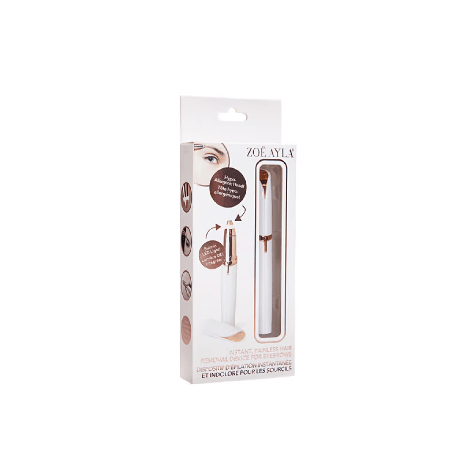 Zoë Ayla Instant Painless Hair Removing Decive For Eyebrows karvaeemaldaja kulmudele