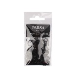 Parsa Beauty Mini Pony-O Black 150pcs