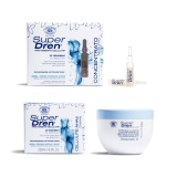 Set! SuperDren ampoules that break down fat cells and AHA-complex cellulite cream