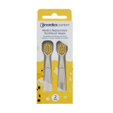 Nordics Kids Sonic Toothbrush Replacement Heads Yellow elektrilise hambaharja otsikud 2tk