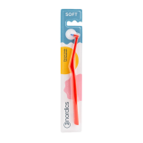 Nordics Single Tuft Toothbrush Red Soft monohari