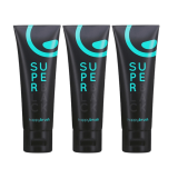Set! 3x happybrush SuperBlack Toothpaste 75ml