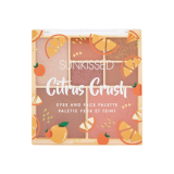 Sunkissed Citrus Crush Eyes and Face Palette näopalett